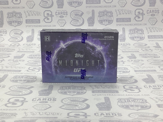 2026 Topps Midnight UFC Hobby Box - Sports Trading Cards UK