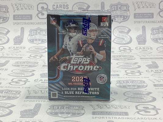 2025 Topps Chrome Football Blaster Box
