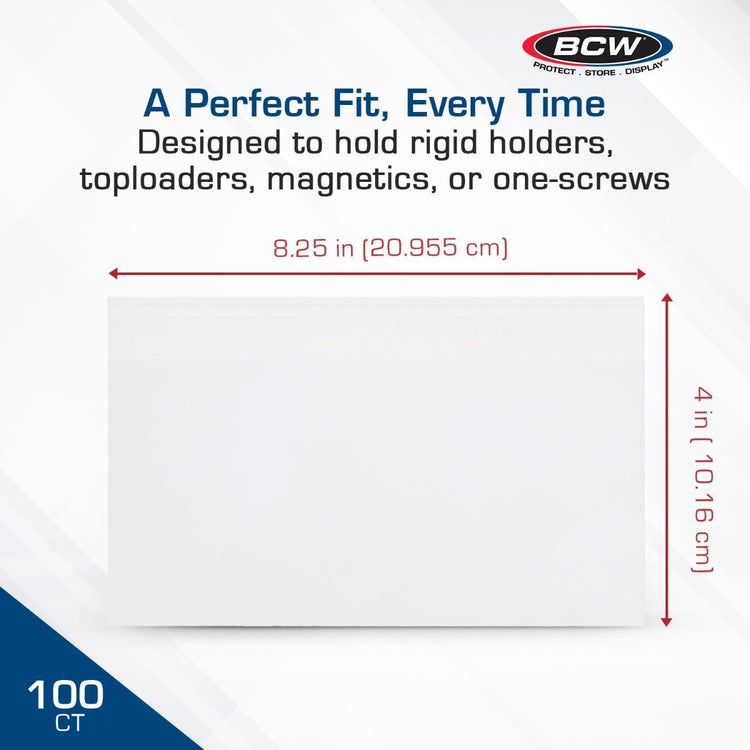 BCW Booklet Card Holder Bags - Sports Trading Cards UK