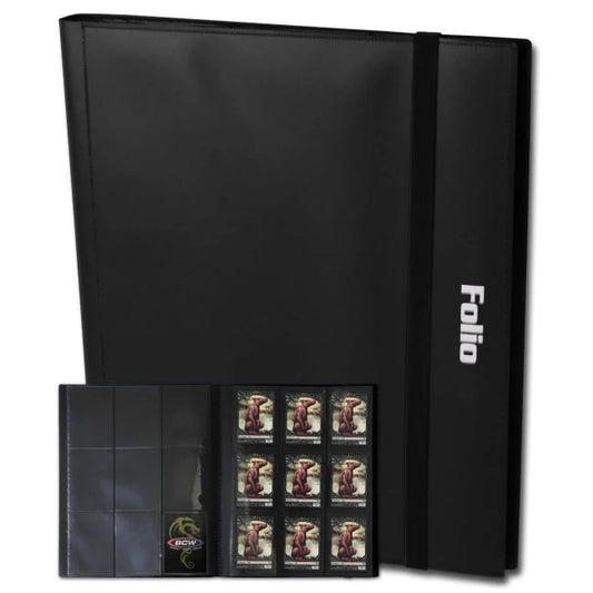 BCW Folio 9-Pocket Album - Black