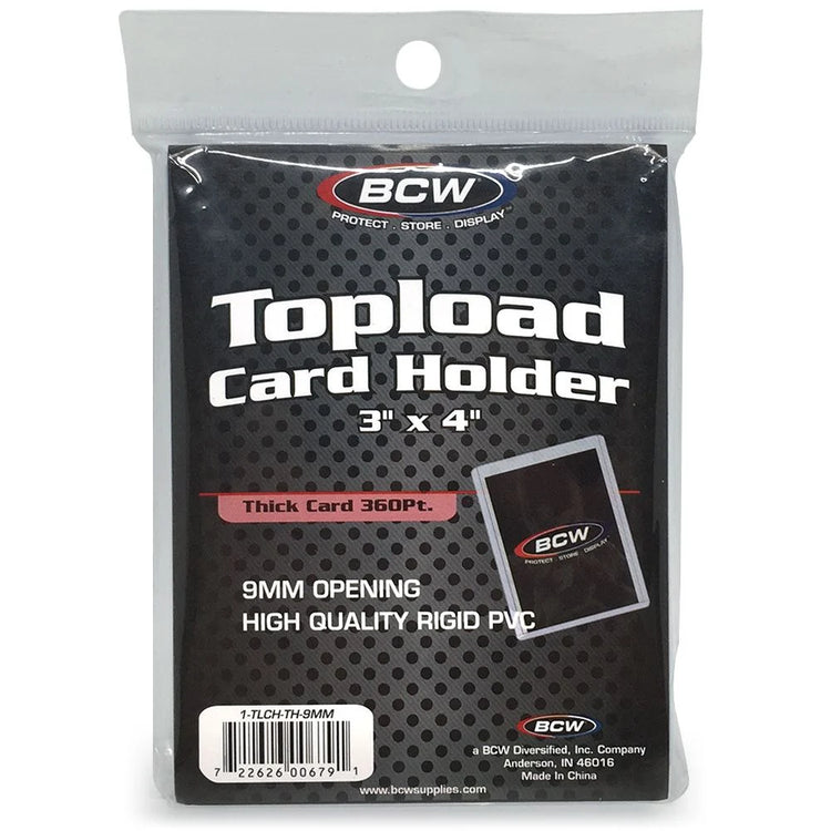 BCW Thick Card Topload Holder - 360 PT. - Sports Trading Cards UK