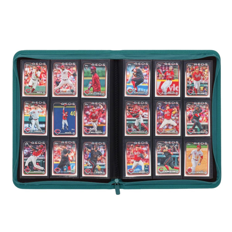BCW Z-Folio 9-Pocket Album - Teal - Sports Trading Cards UK