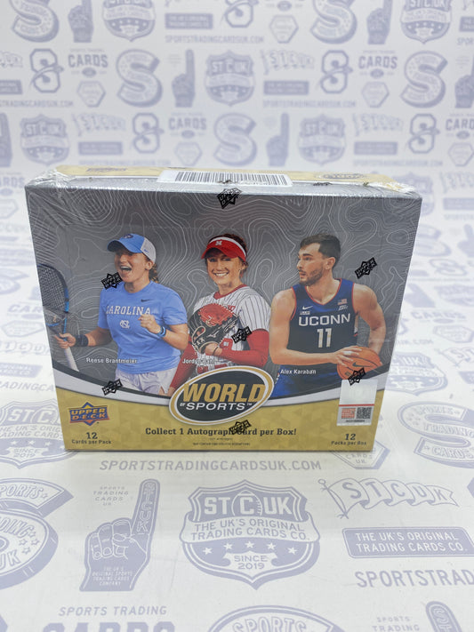2025 Upper Deck World of Sports Volume 1 Hobby Box