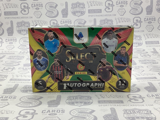 2025/26 Panini Serie A Select International Hobby Box - Sports Trading Cards UK