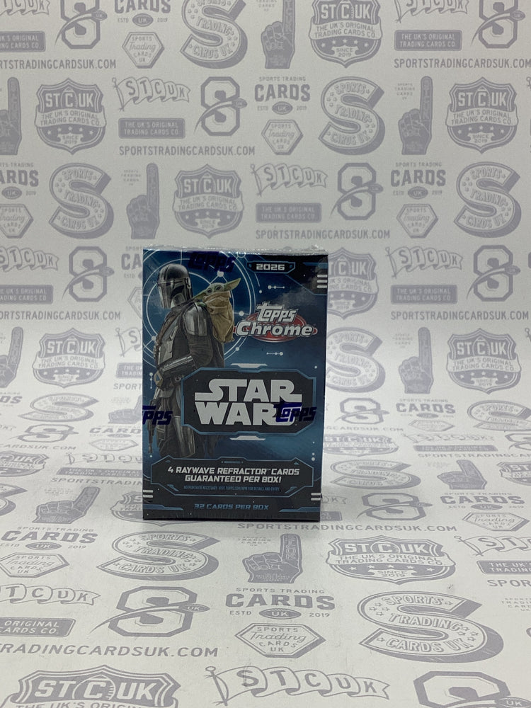 2026 Topps Chrome Star Wars Blaster Box