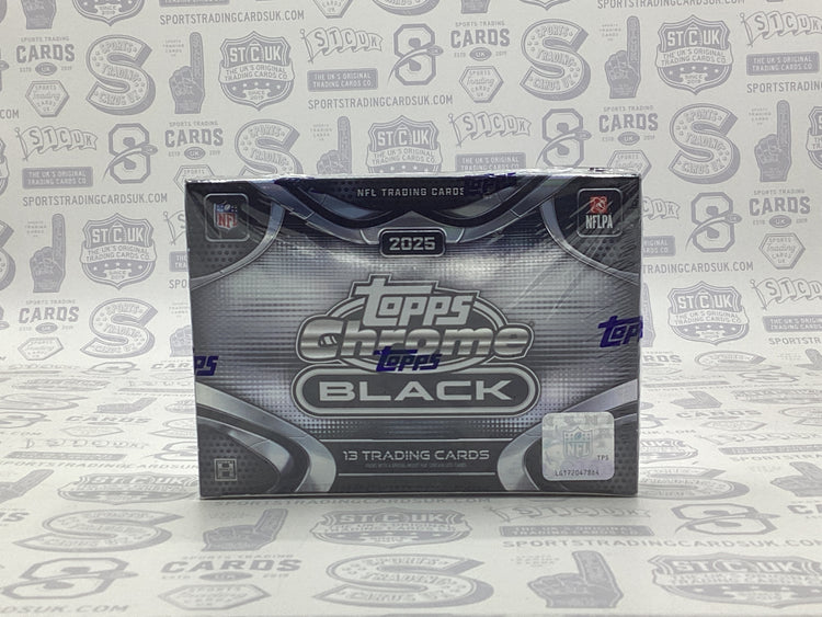 2025 Topps Chrome Black Football Hobby Box