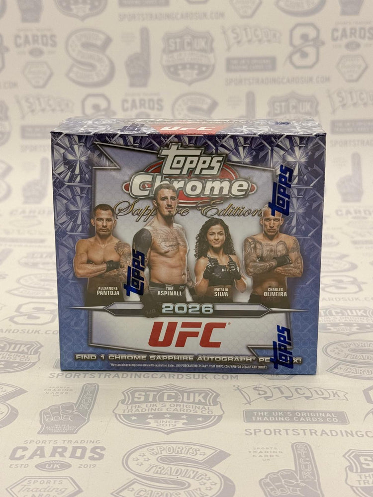 2026 Topps Chrome UFC Sapphire Edition Hobby Box