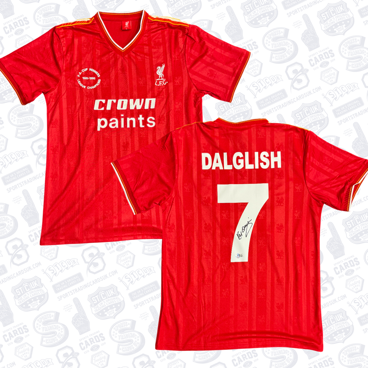 Kenny Dalglish #7 Liverpool 86/87 Home Signed Jersey
