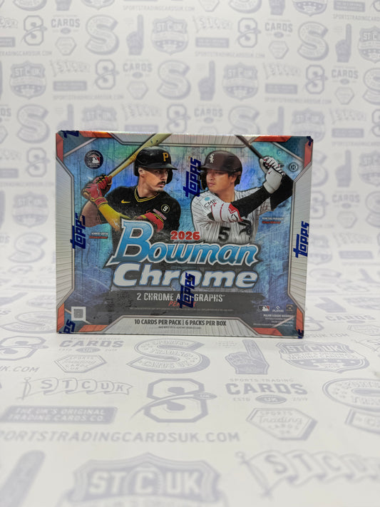2026 Bowman Chrome Baseball Hobby Box