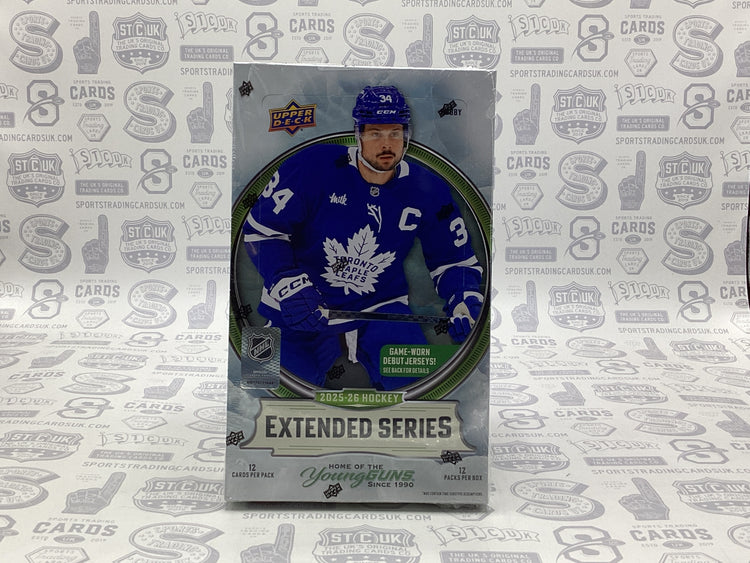 2025-26 Upper Deck Extended Series Hockey Hobby Box - Sports Trading Cards UK