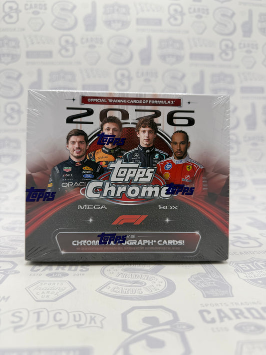 2026 Topps Chrome Formula 1 Mega Box