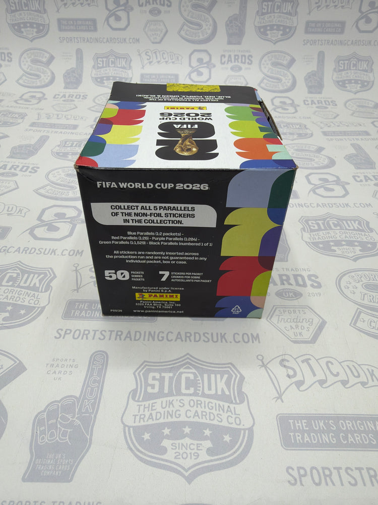 2026 Panini FIFA World Cup Official Sticker Collection - Box of 50 Packets