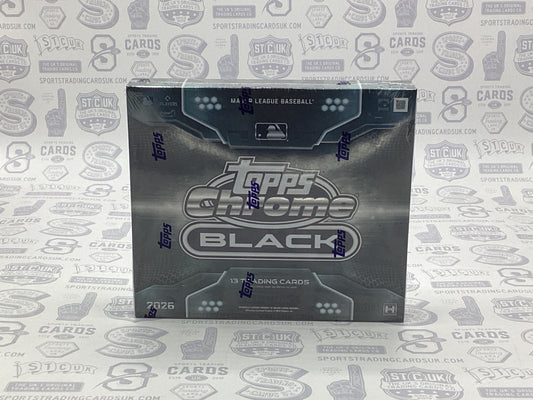 2026 Topps Chrome Black Baseball Hobby Box - Sports Trading Cards UK