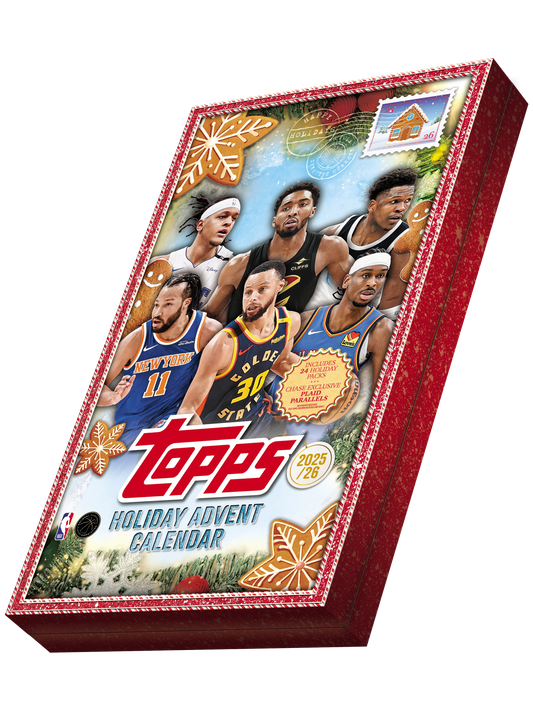 2025-26 Topps Holiday Basketball Countdown Calendar Box