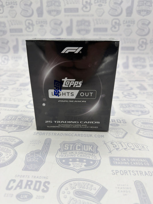 2026 Topps F1 Lights Out Box - Sports Trading Cards UK