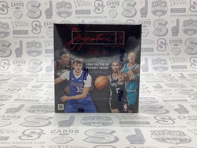 2025-26 Topps Signature Class Basketball Mega Box - Sports Trading Cards UK