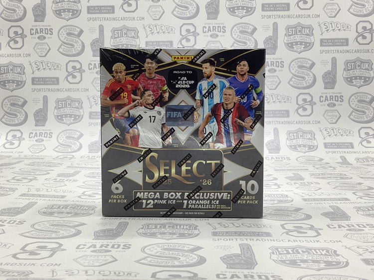 2025/26 Panini Select Road to FIFA World Cup Soccer Mega Box