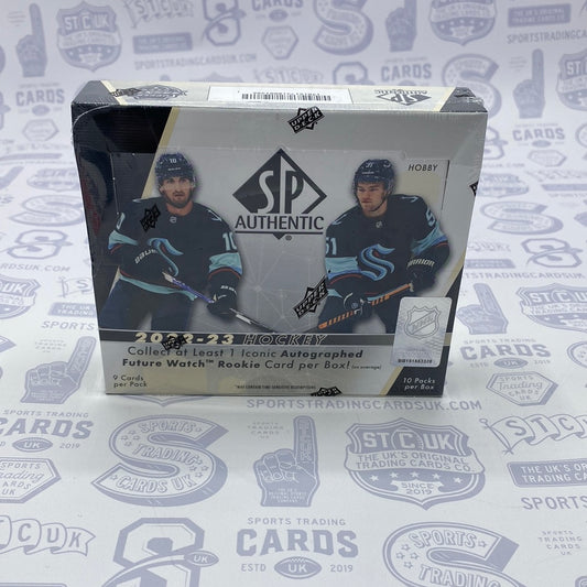 2022/23 Upper Deck SP Authentic Hockey Hobby Box - Sports Trading Cards UK