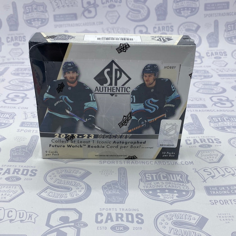 2022/23 Upper Deck SP Authentic Hockey Hobby Box - Sports Trading Cards UK