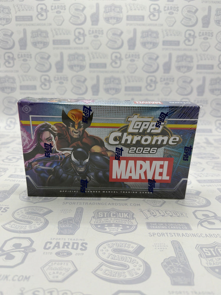 2026 Topps Chrome Marvel Comics Hobby Box - Sports Trading Cards UK