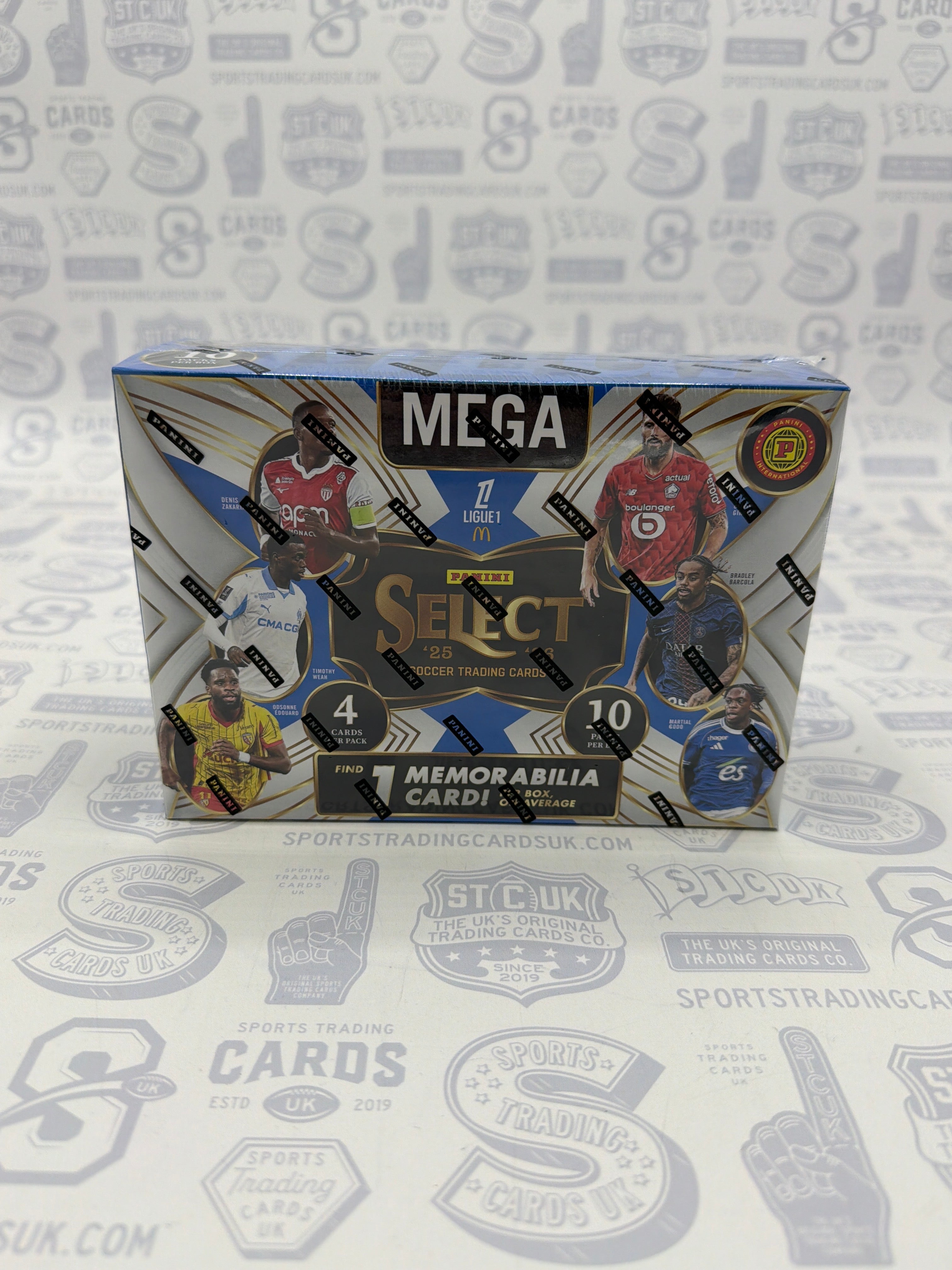 2025/26 Panini Select Ligue 1 Soccer Hobby International Mega Box