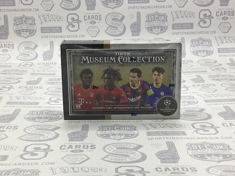 2020/21 Topps UEFA Champions League Museum Collection Soccer Hobby Box - Sports Trading Cards UK