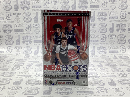 2025-26 Topps Hoops Basketball Hobby Box - Sports Trading Cards UK