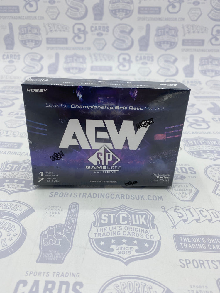 2025 Upper Deck SP Game Used AEW Wrestling Hobby Box