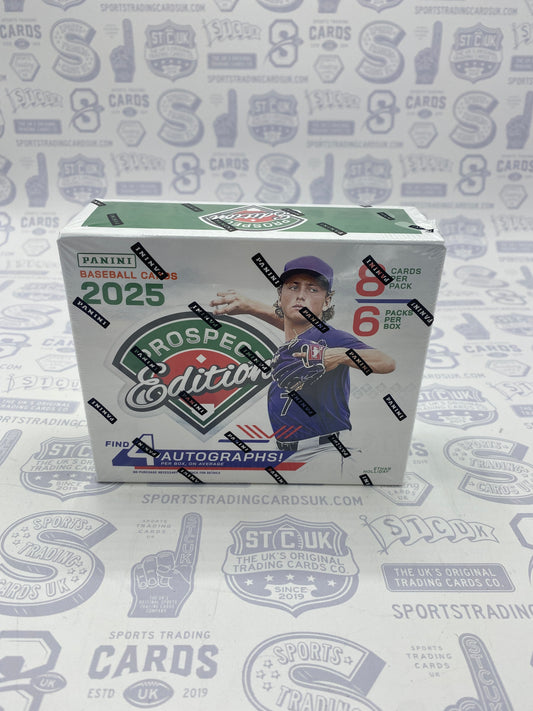2025 Panini Prospect Edition Baseball Hobby Box - Sports Trading Cards UK