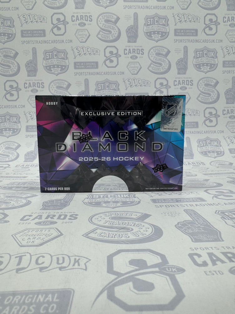 2025-26 Upper Deck Black Diamond Hockey Hobby Box - CDD Edition - Sports Trading Cards UK