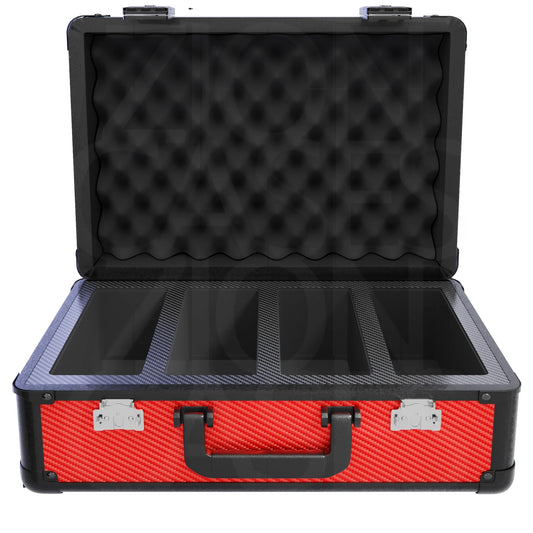 Zion Cases SLAB CASE XL Carbon Fiber Red