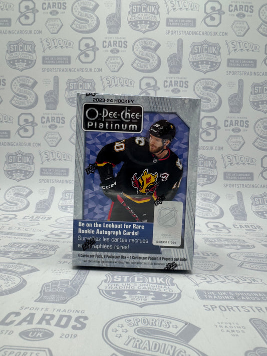 2023-24 Upper Deck O-Pee-Chee Platinum Hockey Blaster Box - Sports Trading Cards UK