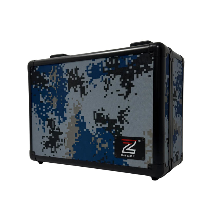 Zion Cases Slab Case X - Black/Tan/Blue Camo - Sports Trading Cards UK