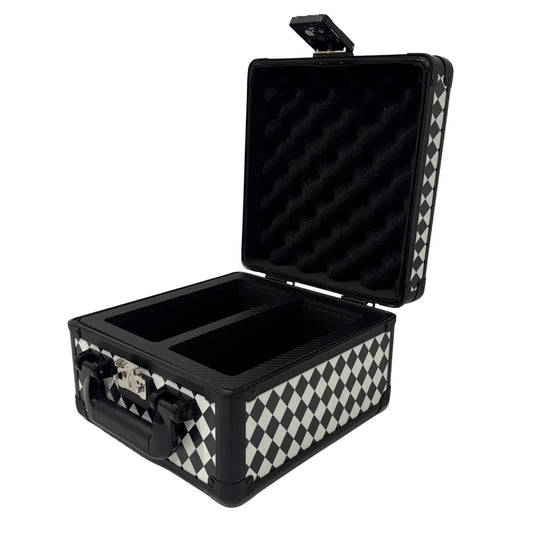 Zion Cases Slab Case 2 Row - Black/White Tile