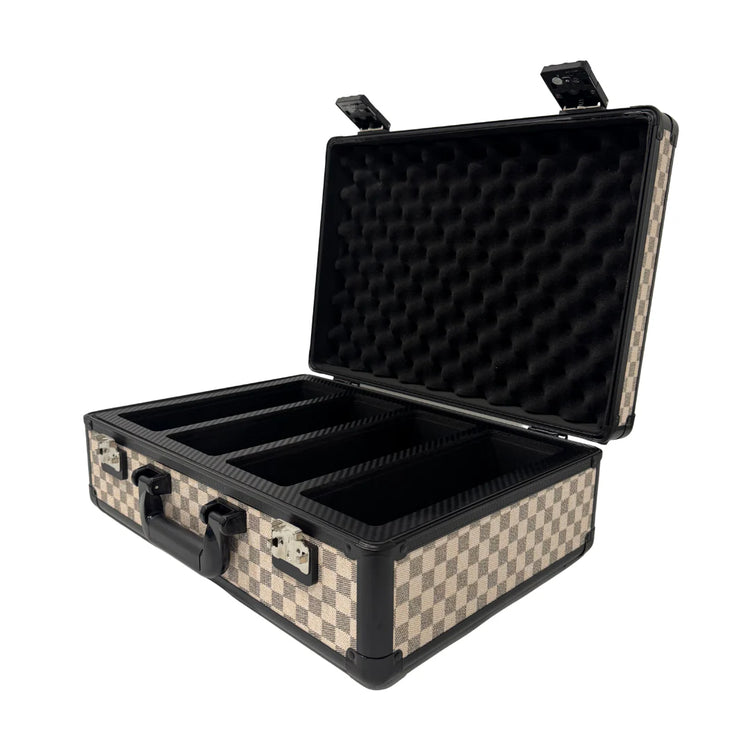 Zion Cases Slab Case XL - Beige Checkerboard Leather