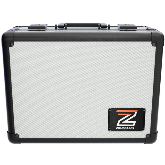 Zion Cases Slab Case XL - Carbon Fiber White - Sports Trading Cards UK