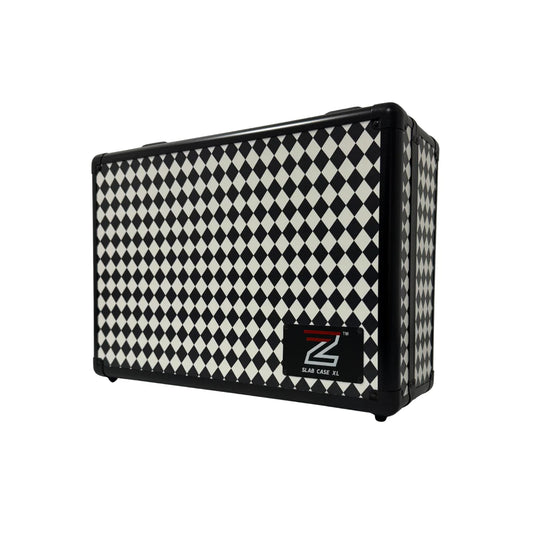 Zion Cases Slab Case XL - Black/White Tile - Sports Trading Cards UK