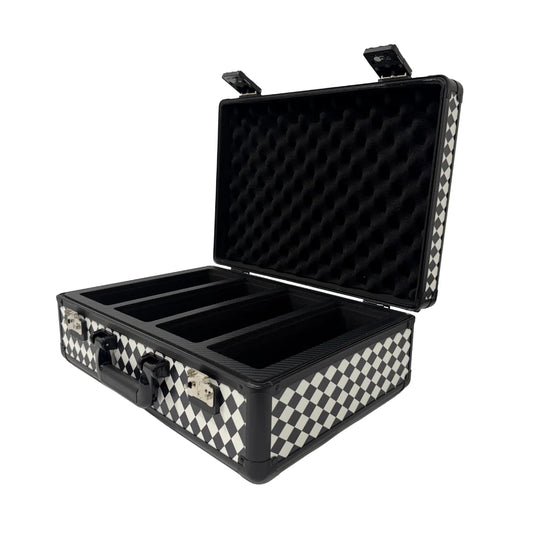 Zion Cases Slab Case XL - Black/White Tile - Sports Trading Cards UK