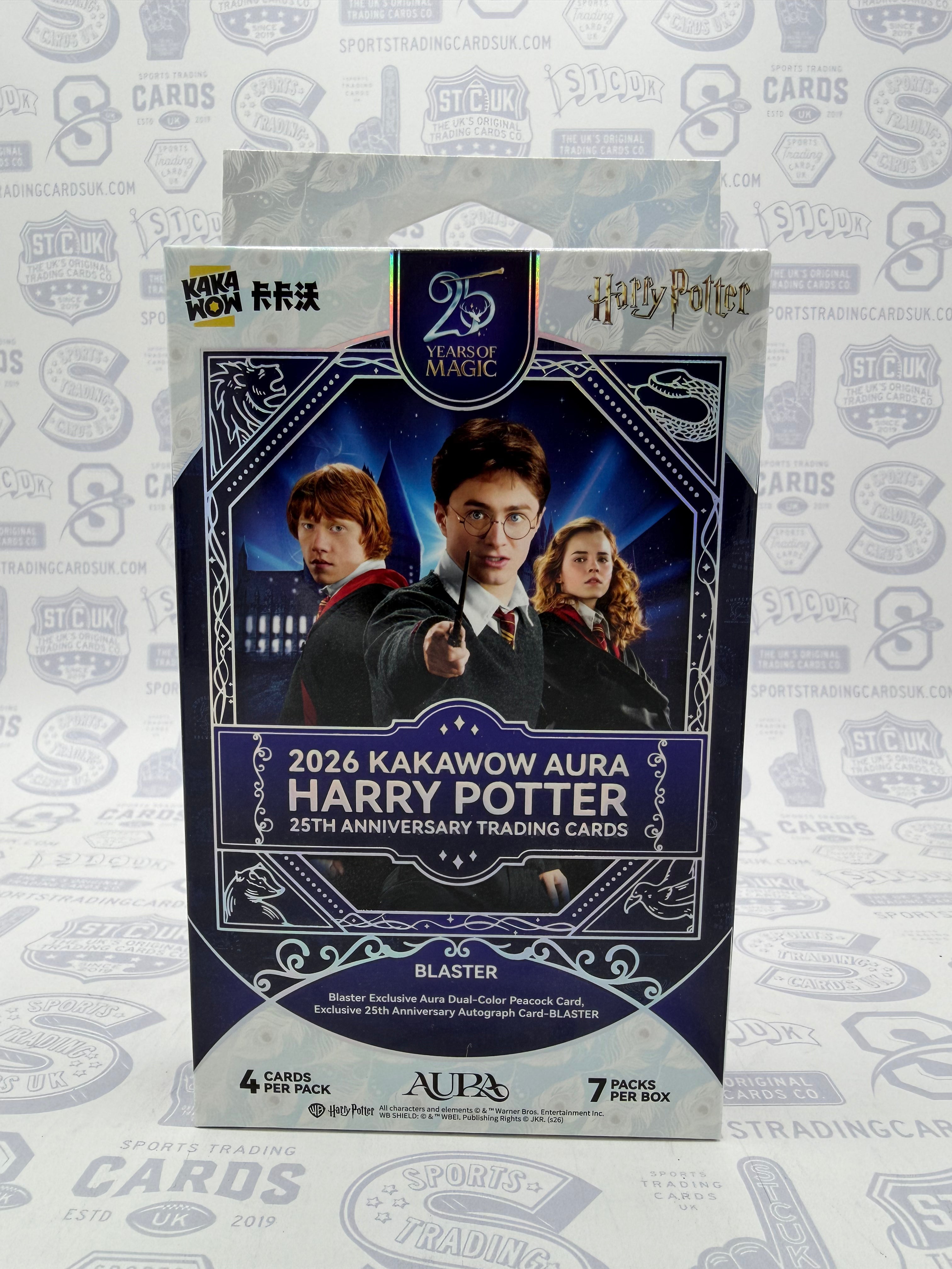 2026 Kakawow Harry Potter Aura 25th Anniversary Blaster Box