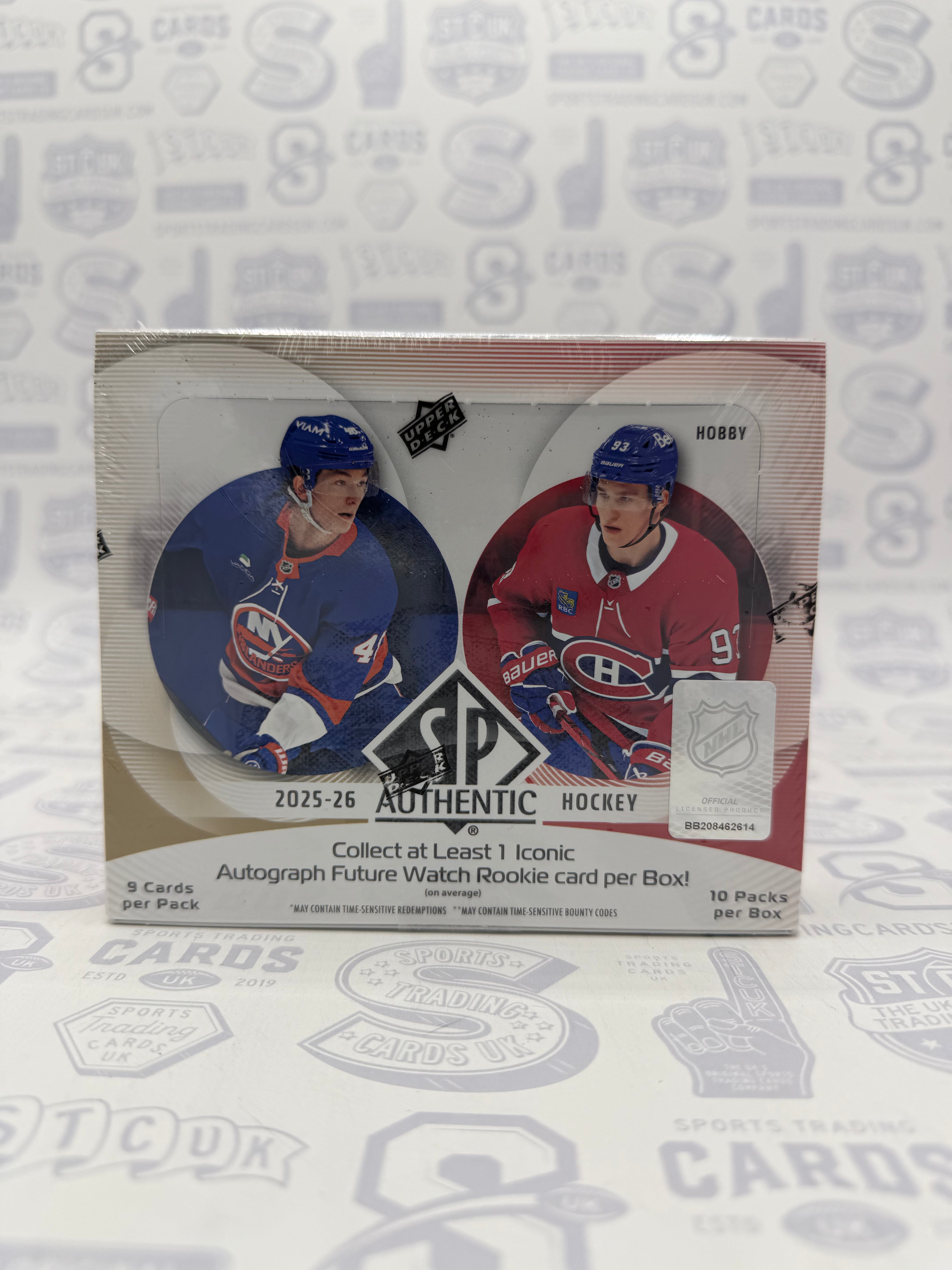 スポーツ選手 SKYBOX MLBCard E-TICKET 15/15 complete 2025-26 Upper Deck SP Authentic Hockey Hobby Box