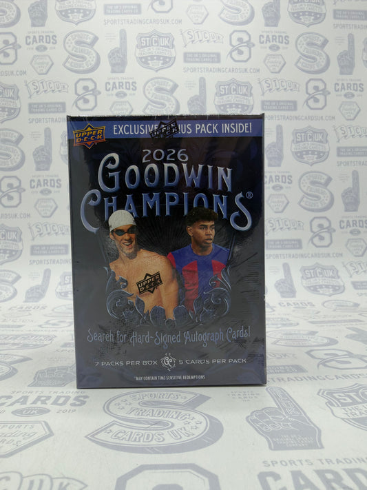 2026 Upper Deck Goodwin Champions Blaster Box - Sports Trading Cards UK