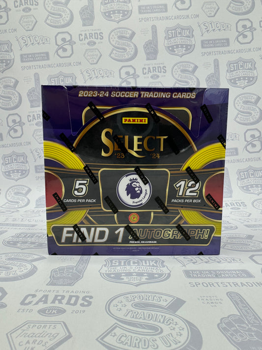 2023-24 Panini Select Premier League Soccer Hobby International Box
