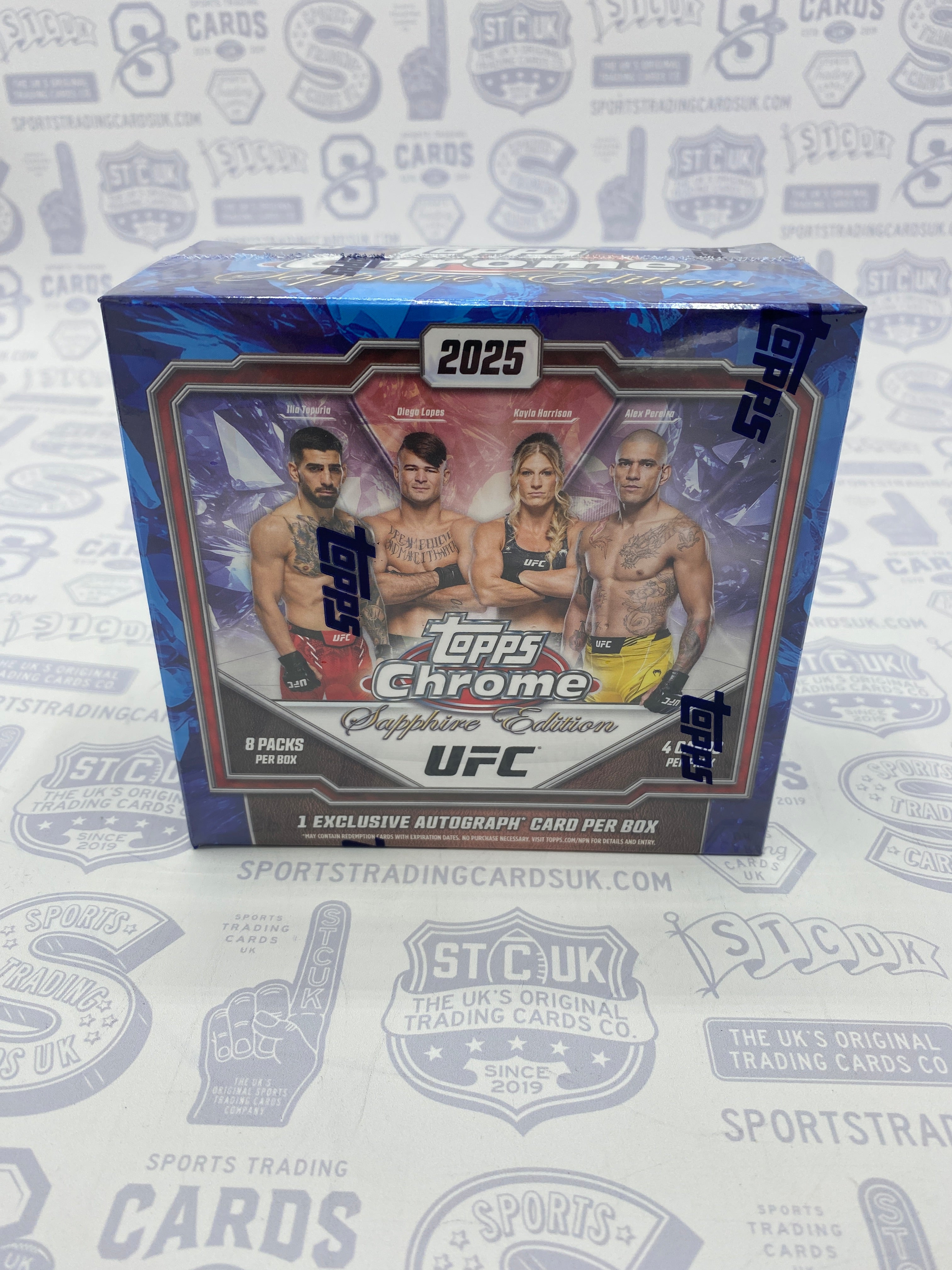 2025 Topps Chrome UFC Sapphire Edition Hobby Box