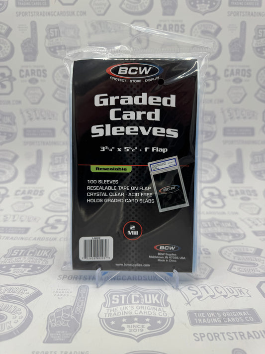 BCW Resealable Graded Card Sleeves 100ct Pack