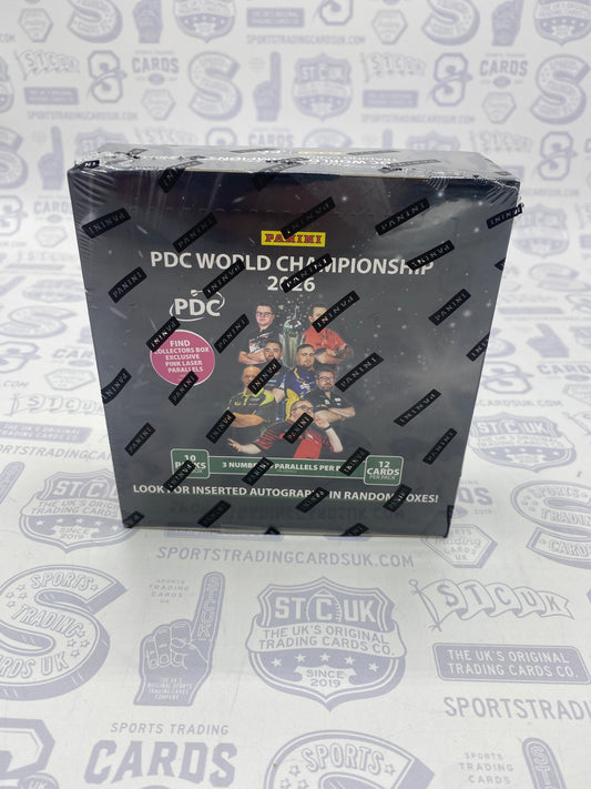 2026 Panini PDC World Championship Darts Trading Card Collection Collectors Box - Sports Trading Cards UK