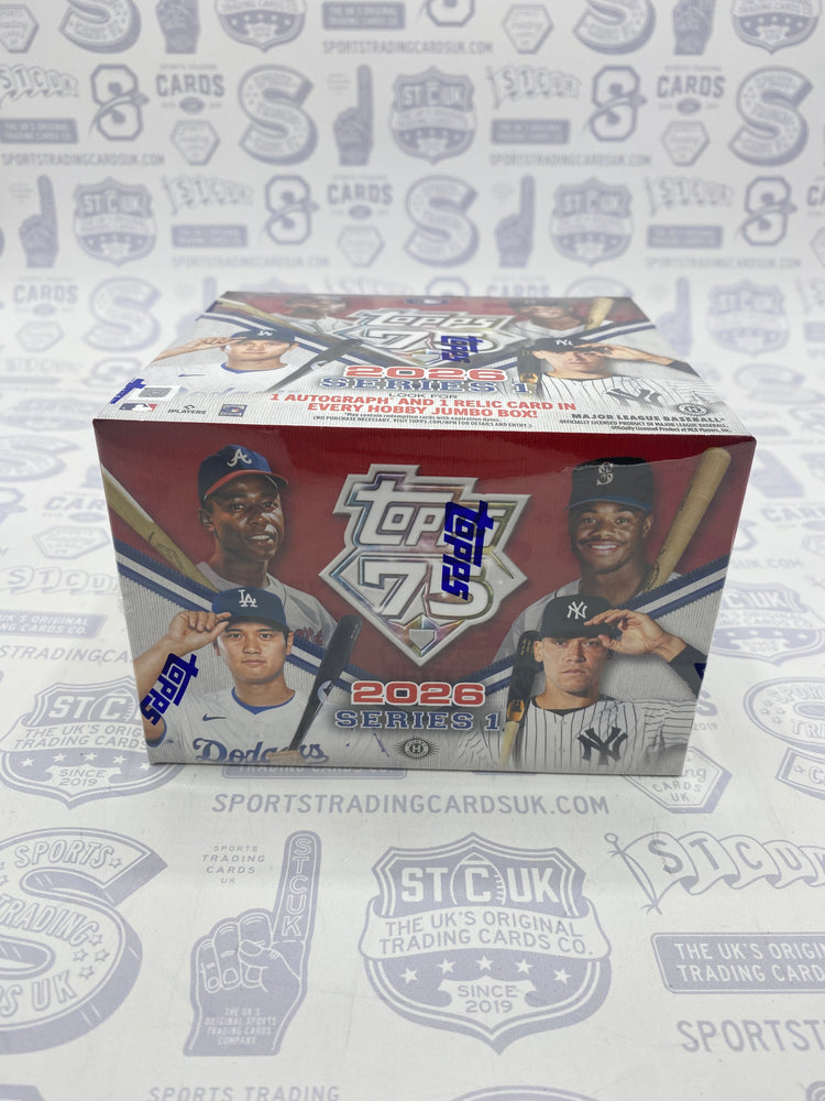 2026 Topps Series 1 Baseball Hobby Jumbo Box - Sports Trading Cards UK