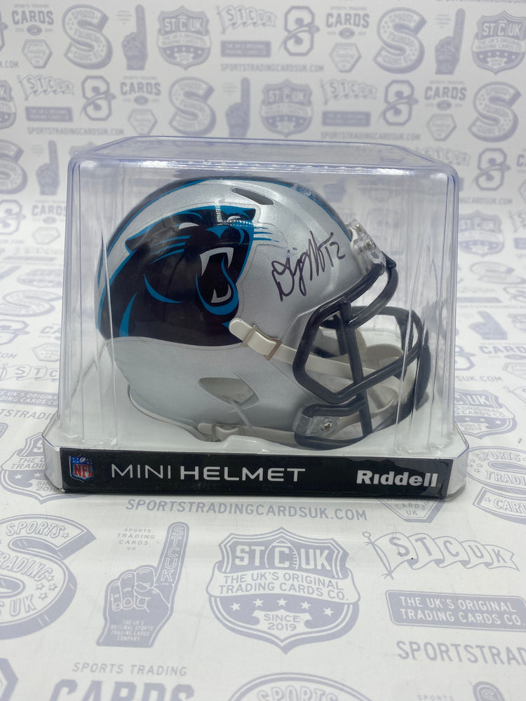 D.J. Moore Carolina Panthers Autographed Riddell Speed Mini Helmet - Sports Trading Cards UK