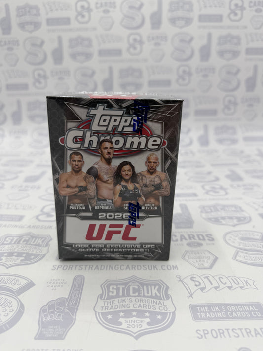 2026 Topps Chrome UFC Blaster Box - Sports Trading Cards UK