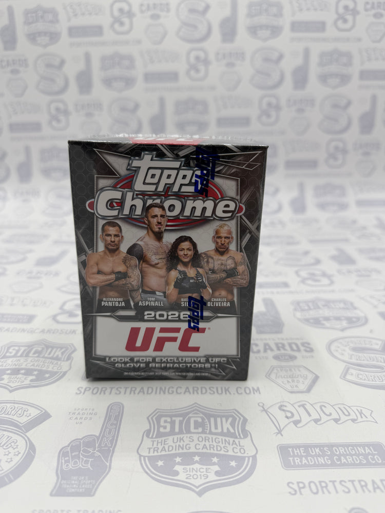 2026 Topps Chrome UFC Blaster Box - Sports Trading Cards UK