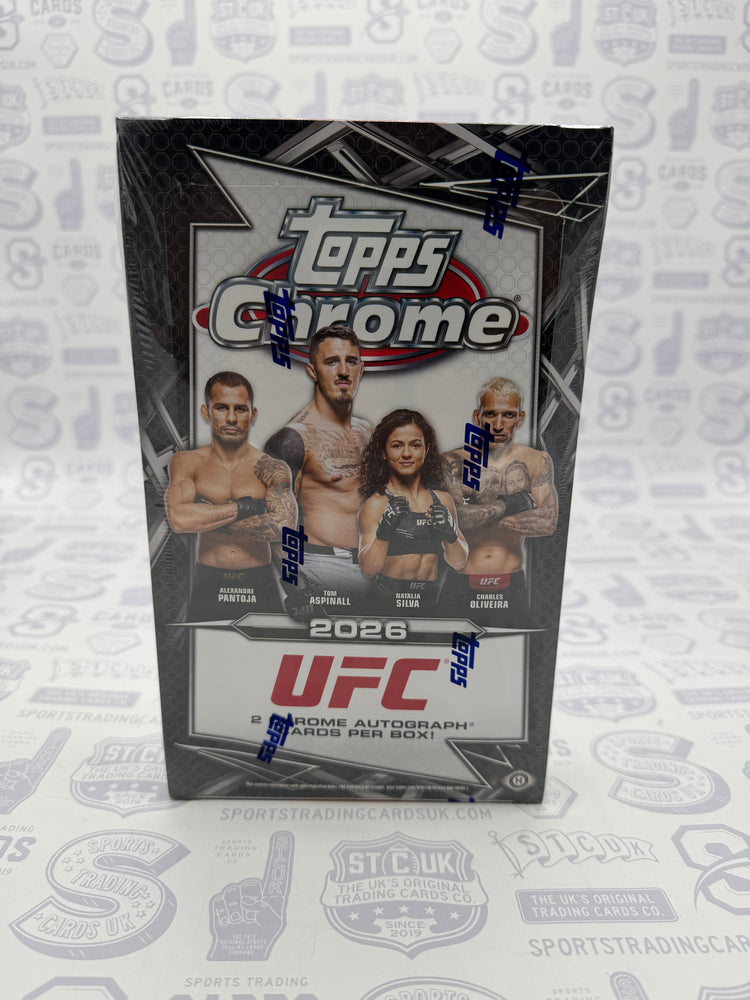 2026 Topps Chrome UFC Hobby Box - Sports Trading Cards UK